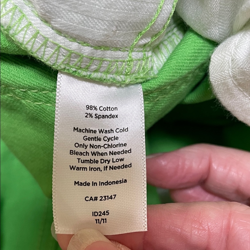 Talbots Straight-Leg Jeans in Bright Green - Picture 14 of 14